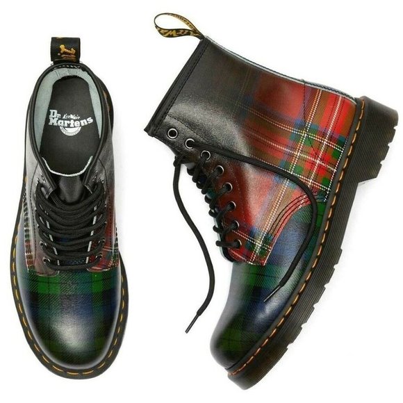 dr martens tartan